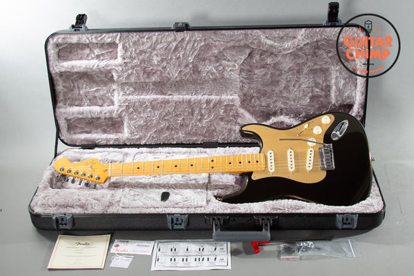 [新品タグ付] 24.0 ULTRA STRATUM 完売品 Fender American Ultra Luxe Stratocaster Electric Guitar