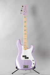 2017 Fender Limited Edition Adam Clayton Signature Precision P Bass Purple Sparkle