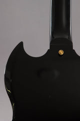 2018 Gibson Custom Shop Sg Custom Ebony Black