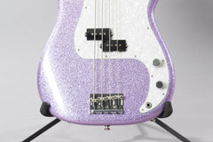 2017 Fender Limited Edition Adam Clayton Signature Precision P Bass Purple Sparkle
