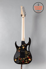 2010 Ibanez JEM77-FP2 Steve Vai Signature Black Floral Pattern 2
