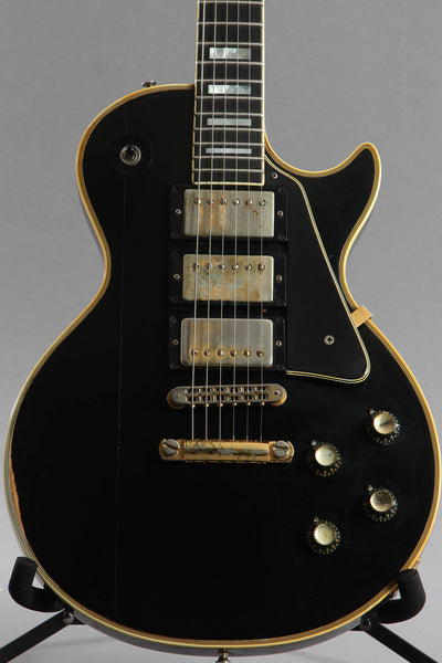 1977 Gibson Les Paul Custom 3-Pickup Black Beauty ~Rare~ | Guitar