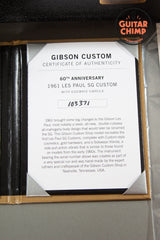 2021 Gibson 60th Anniversary 1961 Les Paul SG Custom w/Sideways Vibrola Polaris White