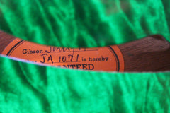 2011 Gibson Custom Shop Johnny A Signature AAAAA Trans Green Quilt Top