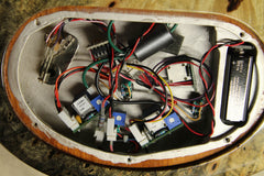 2016 Left-Handed Alembic Mark King 5 Deluxe Buckeye Burl ~Side LED's~