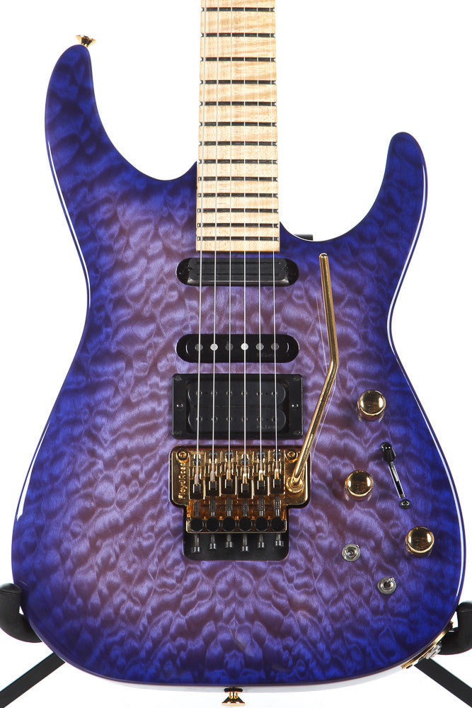 Jackson USA PC1 Phil Collen Artist Signature Purple Daze Quilt Top Collins