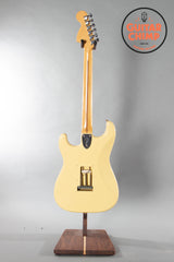 1990 Fender Yngwie Malmsteen Stratocaster ST72-86DSC Yellow White Japan MIJ