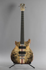 2016 Left-Handed Alembic Mark King 5 Deluxe Buckeye Burl ~Side LED's~