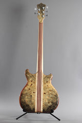 2016 Left-Handed Alembic Mark King 5 Deluxe Buckeye Burl ~Side LED's~