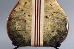 2016 Left-Handed Alembic Mark King 5 Deluxe Buckeye Burl ~Side LED's~