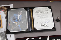 2018 Epiphone Limited Edition Joe Bonamassa 1958 "Amos" Korina Flying V