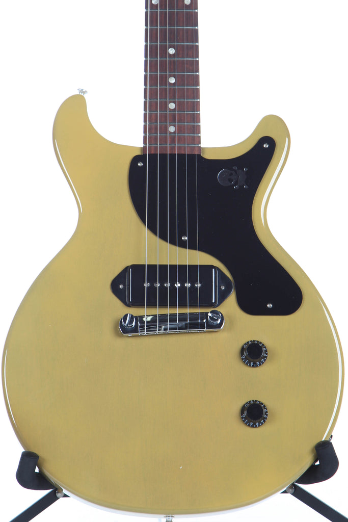 2012 Gibson Les Paul Jr. Billie Joe Armstrong Double Cutaway TV Yellow