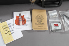 2016 Left-Handed Alembic Mark King 5 Deluxe Buckeye Burl ~Side LED's~