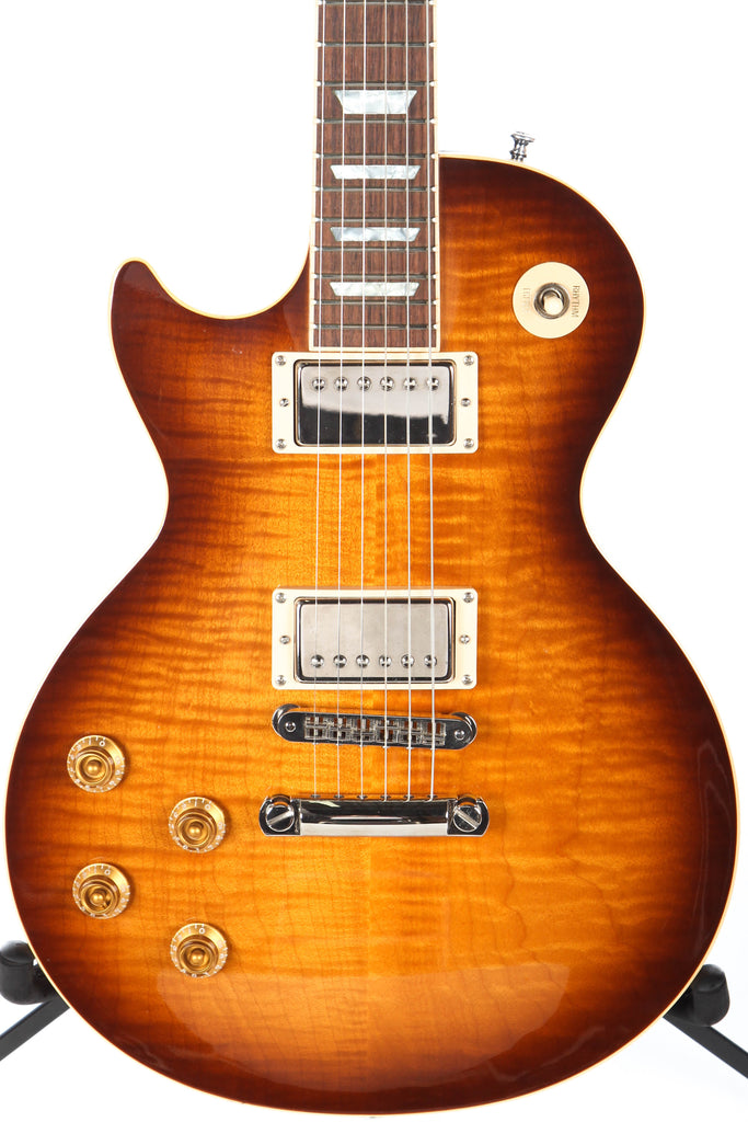 2002 Left Handed Gibson Les Paul Standard Plus Desert Burst