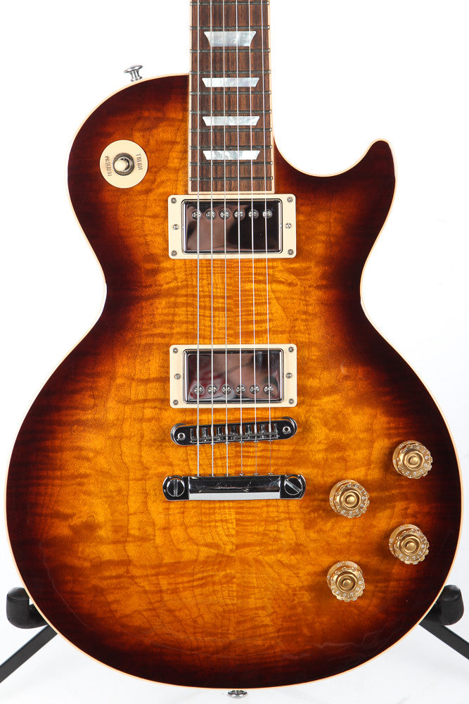 2015 Gibson Les Paul Standard Tobacco Burst Flame Top