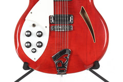 1980 Rickenbacker 360/12 Left Handed Trans Red Semi Hollowbody Lefty -RARE-