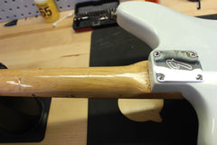 1962 Fender Jaguar Olympic White -REFINISHED-