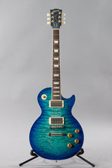 2020 Gibson Les Paul Standard Goryo Yuto Trans Blue Burst Quilt Top