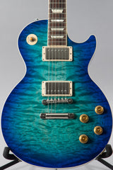 2020 Gibson Les Paul Standard Goryo Yuto Trans Blue Burst Quilt Top