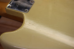 1966 Fender Musicmaster II Olympic White Vintage Electric Guitar