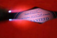 2014 Left Handed Gibson Memphis Custom Shop Es-335 Cherry