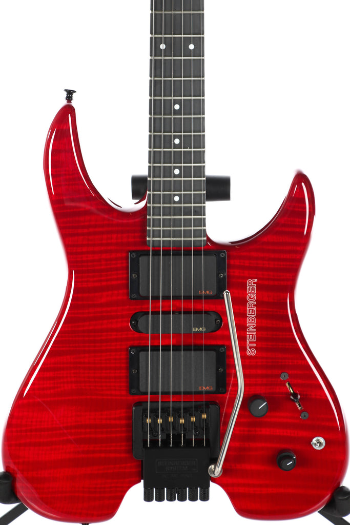 2003 Steinberger GM-7SA Headless Guitar Trans Red