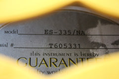 2006 Epiphone Elitist ES-335 Natural