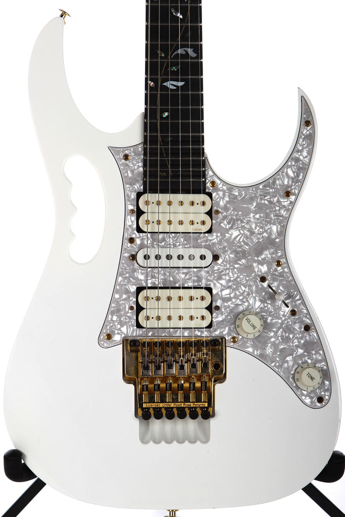 1998 Ibanez JEM7V White -EBONY FRETBOARD-