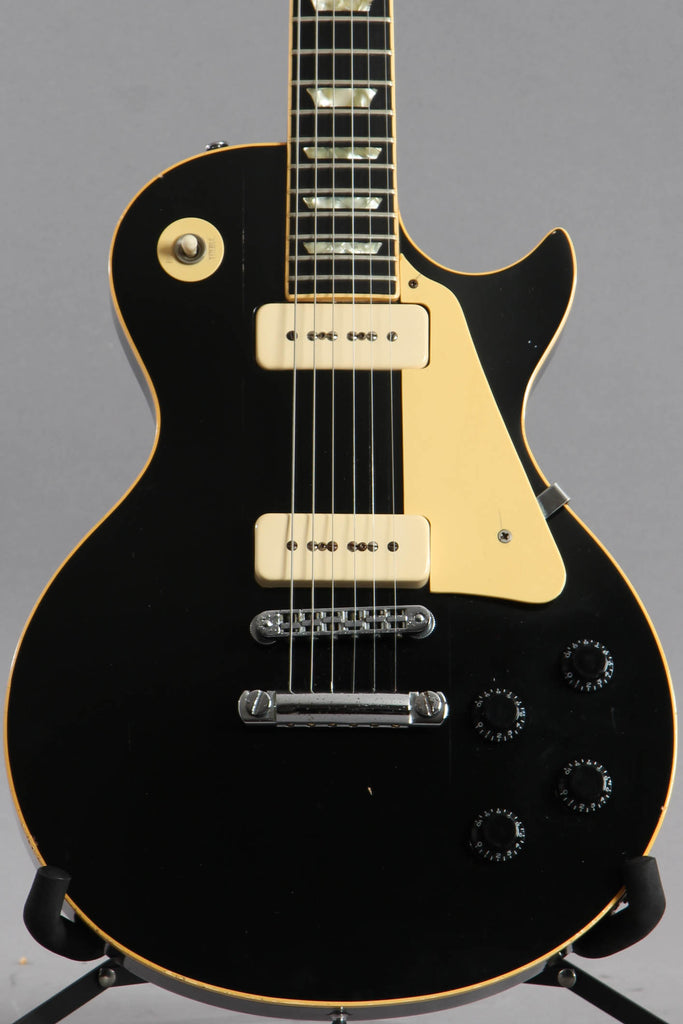 1980 Gibson Les Paul Pro Deluxe Ebony Black