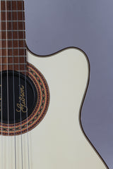 1985 Gibson Chet Atkins CE Classical Acoustic Alpine White -Rare-