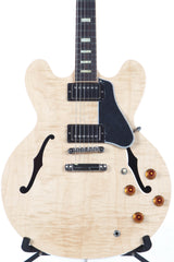 2016 Gibson Memphis Custom ES-335 Figured Natural Flame Top Block Inlays -SUPER CLEAN-