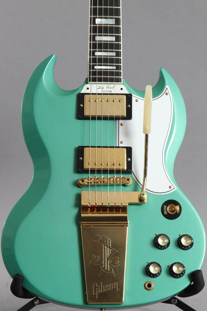2010 Gibson Custom Shop Historic SG Custom Maestro Inverness Green