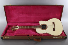 1985 Gibson Chet Atkins CE Classical Acoustic Alpine White -Rare-