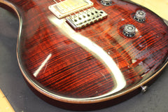 2010 PRS Paul Reed Smith Custom 24 25th Anniversary Fire Red Burst 10 Top