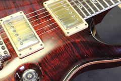 2010 PRS Paul Reed Smith Custom 24 25th Anniversary Fire Red Burst 10 Top