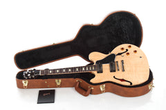 2016 Gibson Memphis Custom ES-335 Figured Natural Flame Top Block Inlays -SUPER CLEAN-