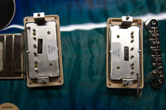 2020 Gibson Les Paul Standard Goryo Yuto Trans Blue Burst Quilt Top