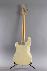1974 Fender P Bass Fretless Olympic White Maple Fingerboard