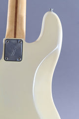 1974 Fender P Bass Fretless Olympic White Maple Fingerboard