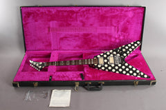 1998 Jackson USA Custom Shop Limited Edition Randy Rhoads Tribute Polka Dot Flying V #53 of 150