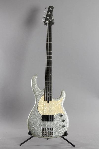 2007 Modulus FB4 Funk Unlimited Flea Bass Silver Sparkle | Guitar Chimp