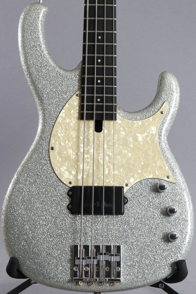 2007 Modulus FB4 Funk Unlimited Flea Bass Silver Sparkle
