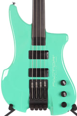 1990 Phillip Kubicki Factor 4 String Fretless Bass Bahama Green