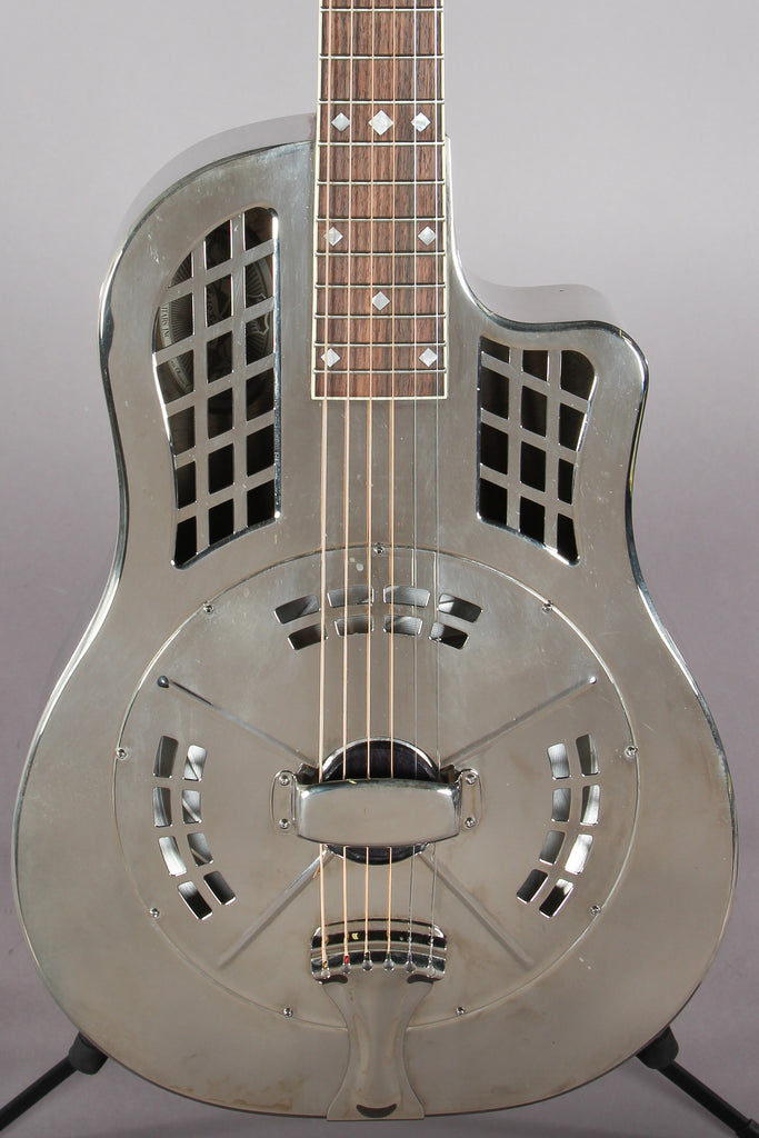 2006 National Reso-Phonic Resorocket Chrome -Highlander IP-1X Pickup with External PWR Supply-