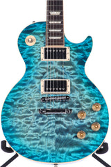 2014 Gibson 120th Anniversary Les Paul Standard Premium Plus Ocean Blue Perimeter Quilt Top