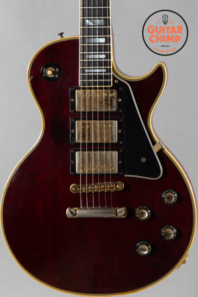 1978 Gibson Les Paul Custom 3-Pickup Wine Red