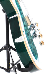 2014 Gibson 120th Anniversary Les Paul Standard Premium Plus Ocean Blue Perimeter Quilt Top