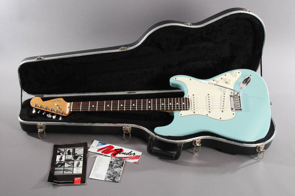 1996 Fender American Standard Stratocaster Daphne/Sonic Blue 