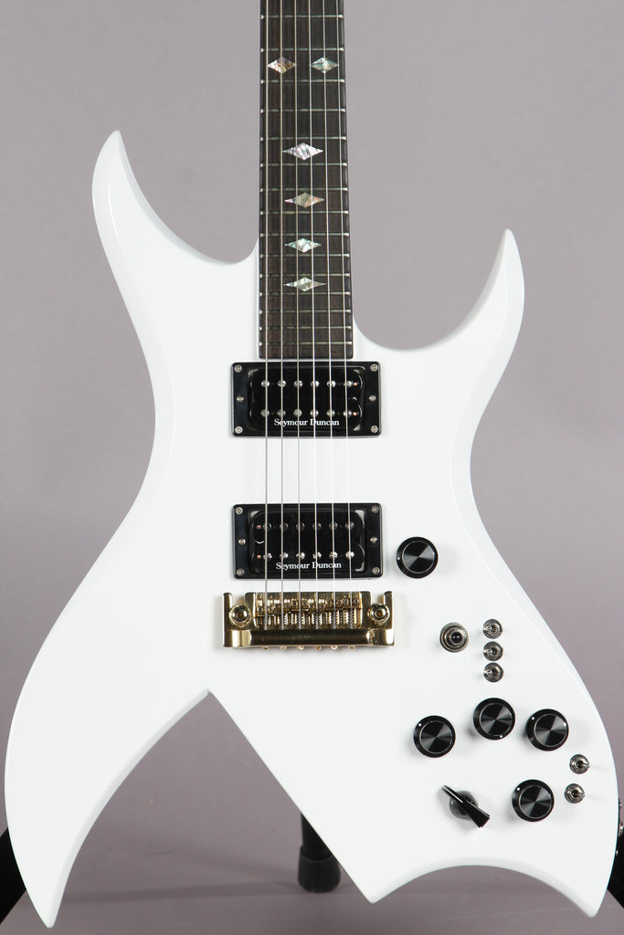 2012 BC Rich USA Custom Shop Bich Standard White Electric Guitar -RARE-