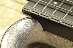 2007 Modulus FB4 Funk Unlimited Flea Bass Silver Sparkle